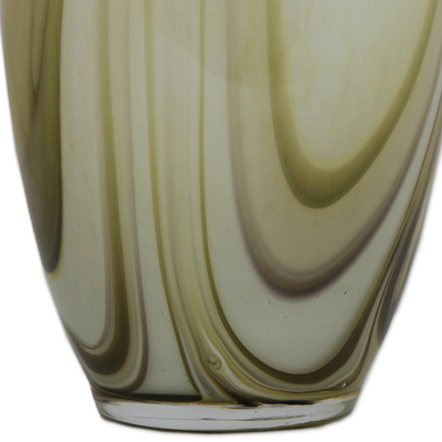 Art glass vase, 'Murano Enchantment' - Murano-Style Art Glass Vase Handblown in Brazil