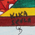 Die Zeit - Buntes Mandala-Motiv Naif-Gemälde aus Brasilien