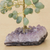 Quartz gemstone tree, 'Verdant Leaves' - Quartz Gemstone Tree with an Amethyst Base from Brazil (image 2c) thumbail