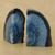 Agate bookends, 'Blue Crystal' - Blue Agate Geode Bookends Crafted in Brazil (image 2c) thumbail