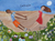 'Corrupio' - Signed Naif Painting of Two Children from Brazil thumbail