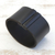 Leather wristband bracelet, 'Solid' - Unisex Black Leather and Stainless Steel Wristband Bracelet (image 2b) thumbail