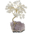 Quartz gemstone sculpture, 'Little Tree' - Quartzand Amethyst Gemstone Tree Sculpture from Brazil (image 2a) thumbail
