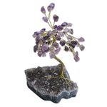 Amethyst gemstone sculpture, ' - Amethyst Gemstone Tree Sculpture from Brazil