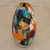 Art glass vase, 'Colorful Fantasy' - Multicolor Murano Inspired Art Glass Vase from Brazil (image 2b) thumbail