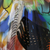 Jarrón de cristal de arte - Jarrón de cristal artístico multicolor inspirado en Murano de Brasil