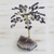 Sodalite gemstone tree, 'Mystical Tree' - Handmade Sodalite Gemstone Tree Crafted in Brazil
