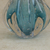 Kunstglas-Skulptur, 'Phönix-Träne' - Blaue Skulptur aus mundgeblasenem Kunstglas aus Brasilien