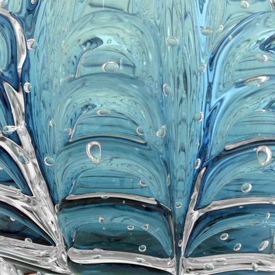 Kunstglasskulptur - Tropfenförmige Kunstglasskulptur, hergestellt in Brasilien