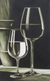 'Glasses' - Black and White Painting of Two Wine Glasses from Brazil