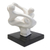 Resin sculpture, 'No One Lets Go' - Abstract Unity-Themed White Resin Sculpture from Brazil (image 2a) thumbail