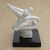 Resin sculpture, 'No One Lets Go' - Abstract Unity-Themed White Resin Sculpture from Brazil (image 2b) thumbail