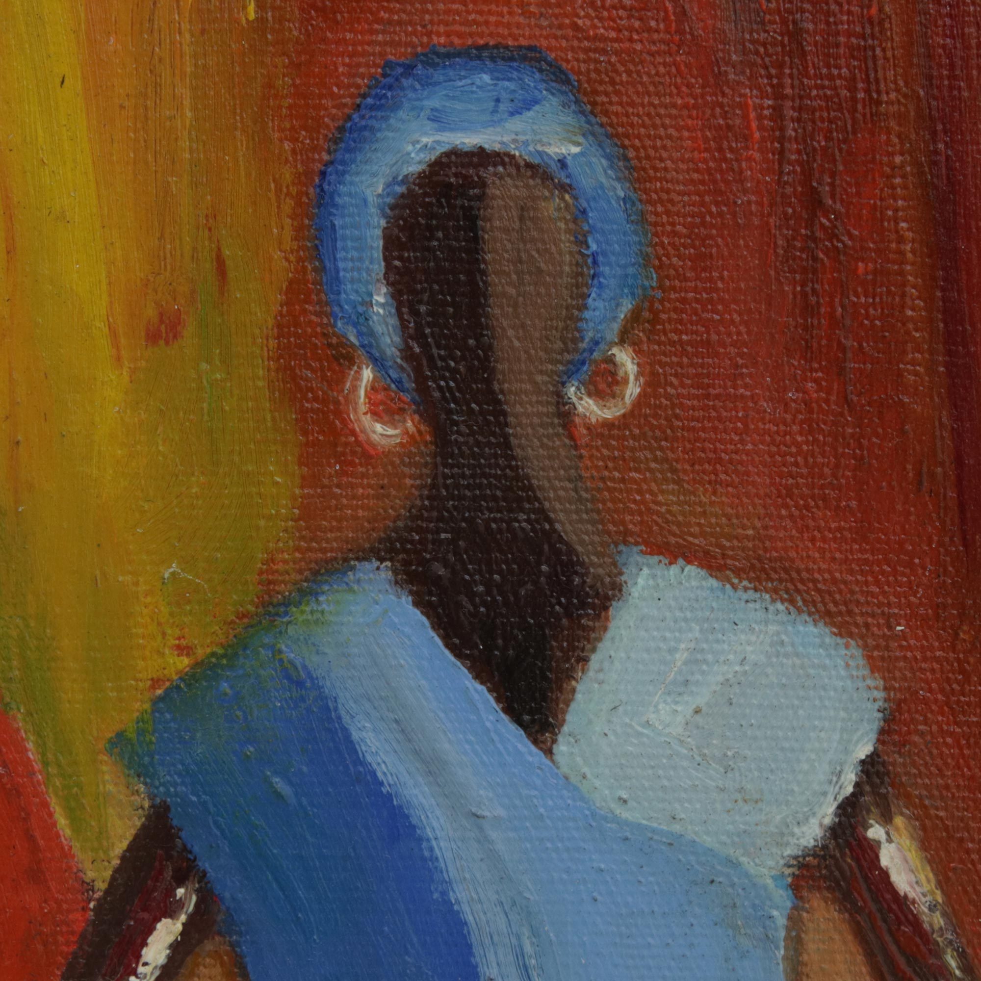 UNICEF Market Expressionist Painting of Bahian Women from Brazil