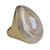 Gold plated quartz single-stone ring, 'Stunning Drop' - Drop-Shaped Gold Plated Quartz Single-Stone Ring