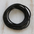 Leather cord bracelet, 'Dark Rivers' - Black Leather Cord Bracelet from Brazil (image 2c) thumbail