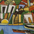 'Itaunas-Landschaft'. - Unterzeichnetes einzigartiges expressionistisches Gemälde von Itaunas aus Brasilien