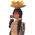 Ceramic figurine, 'Terena Woman with Toucan' - Handcrafted Ceramic Figurine of a Brazilian Terena Woman
