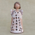 Ceramic figurine, 'Angel in a Lace Gown' - Brazilian Handcrafted Ceramic Angel Figurine