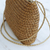 Golden grass shoulder bag, 'Woven Sunlight' - Handcrafted Braided Golden Grass Shoulder Bag from Brazil (image 2c) thumbail