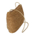 Golden grass shoulder bag, 'Woven Sunlight' - Handcrafted Braided Golden Grass Shoulder Bag from Brazil (image 2d) thumbail