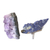 Sodalite and amethyst sculpture, 'Blue Morpho Butterfly' - Petite Sodalite and Amethyst Morpho Butterfly Sculpture (image 2e) thumbail