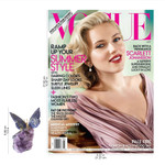 Sodalite and amethyst sculpture, 'Blue Morpho Butterfly' - Petite Sodalite and Amethyst Morpho Butterfly Sculpture