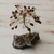 Garnet and Quartz mini gemstone tree, 'Fire and Ice' - Quartz and Garnet Brazilian Mini Gemstone Tree Sculpture (image 2b) thumbail