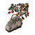 Mini multi-gemstone tree, 'Spring Colors' - Amethyst and Quartz Brazilian Mini Gemstone Tree Sculpture (image 2d) thumbail