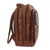 Leather backpack, 'Versatile in Saddle Brown' - Brown Leather Backpack with Laptop Compartments