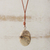 Beige howlite pendant necklace, 'Gemstone Mystique' - Brazilian Handcrafted Beige Howlite Pendant Necklace thumbail