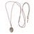 Beige howlite pendant necklace, 'Gemstone Mystique' - Brazilian Handcrafted Beige Howlite Pendant Necklace (image 2e) thumbail
