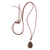Smoky quartz pendant necklace, 'Gemstone Mystique' - Brazilian Handcrafted Smoky Quartz Pendant Necklace (image 2d) thumbail