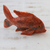 Calcite figurine, 'Ginger Fish' - Artisan Crafted Orange Calcite Fish Sculpture from Brazil (image 2b) thumbail