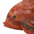 Calcite figurine, 'Ginger Fish' - Artisan Crafted Orange Calcite Fish Sculpture from Brazil (image 2e) thumbail