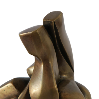 Escultura de bronce - Escultura de bronce original firmada de Brasil