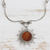 Agate pendant necklace, 'Caramel Sunrise' - Sun Themed Agate Pendant Necklace (image 2) thumbail