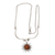 Agate pendant necklace, 'Caramel Sunrise' - Sun Themed Agate Pendant Necklace (image 2c) thumbail