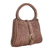 Soda pop-top handle handbag, 'Coppery Color' - Coppery Crocheted Recycled Soda Pop-Top Handbag thumbail