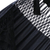 Reversible cotton hammock, 'Ipanema Midnight' (double) - Black Cotton Double Hammock Crafted in Brazil (image 2e) thumbail