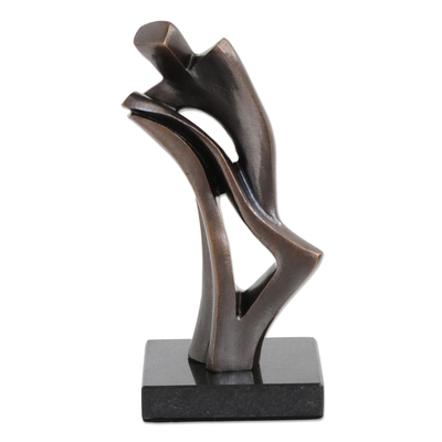 Couple in Love Signed Original Bronze Fine Art Sculpture