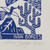 'The Hummingbirds' - Hummingbird Garden Blue and White Brazilian Woodcut Print (image 2c) thumbail