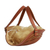 Leather shoulder bag, 'Nutmeg Sambura' (13 inch) - Medium Brown Shoulder Bag with Adjustable Straps (13 Inch)