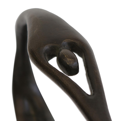 Escultura de bronce - Escultura de bronce firmada de bailarina