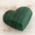 Quartz sculpture, 'Creative Heart' - Heart-Shaped Green Quartz Sculpture (image 2b) thumbail