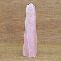 Rose quartz sculpture, Obelisk of Universal Love