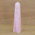 Rose quartz sculpture, 'Obelisk of Universal Love' - Pink Rose Quartz Obelisk Sculpture from Brazil thumbail