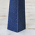 Quartz sculpture, 'Obelisk of Communication' - Hand Carved Blue Quartz Obelisk (image 2b) thumbail
