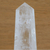Quartz sculpture, 'Obelisk of Power' - Clear Quartz Crystal Obelisk Sculpture