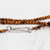 Citrine and tiger's eye pendant necklace, 'Rio Trapeze' - Modern Citrine and Tiger's Eye Necklace from Brazil (image 2d) thumbail