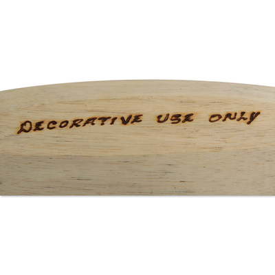 Dekorative Schale aus Holz, 'Patax-Kanu'. - Dekorative Holzschüssel im Patax-Stil